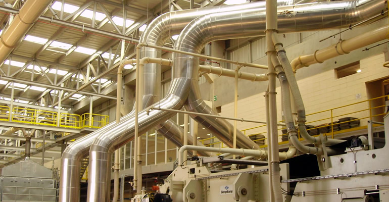 Isolamento t�rmico industrial